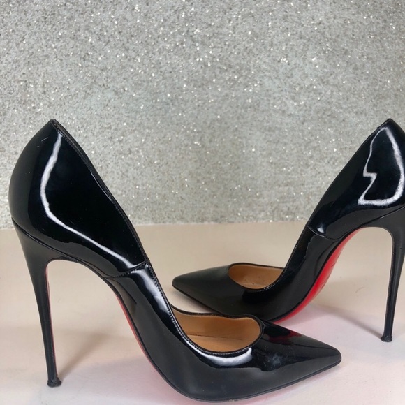 👠Sold Christian Louboutin So Kate Black Patent - Picture 2 of 8